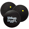 Wilson Staff Squash Ball Yellow Dot