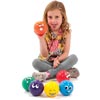 PLAYM8 Funny Face Ball 6 Pack 10cm