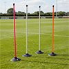 Aresson Coloured Plastic Rounders Post and Base Pack