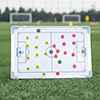 Ziland Football Reversible Magnetic Coaching Board 45cm x 30cm