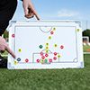 Ziland Football Reversible Magnetic Coaching Board 45cm x 30cm