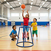 First Play Floor Basketball Net