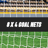8ft x 4ft Replacement Football Goal Nets