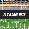 12FT x 6FT Replacement Football Goal Nets