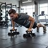 ATREQ Wooden Parallette Push Up Bars
