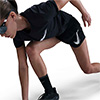 Nike Women's One Swoosh Running Shorts Brief Lined