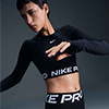 Nike Pro Women's Cropped Long Sleeve Top