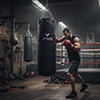 ATREQ Quilted Punch Bag + Chain