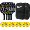 Zoft Carbon Pickleball Racket Set