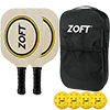 Zoft Wooden Pickleball Paddle Set