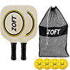 Zoft Wooden Pickleball Paddle Set