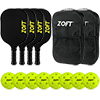 Zoft Fiberglass Pickleball Racket Set