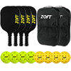 Zoft Fiberglass Pickleball Racket Set