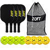 Zoft Fiberglass Pickleball Paddle Set