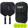 Zoft 12k Carbon Pickleball Racket Set