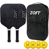 Zoft 12k Carbon Pickleball Racket Set
