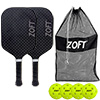 Zoft 12k Carbon Pickleball Paddle Set