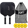 Zoft 12k Carbon Pickleball Paddle Set