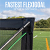 Quickplay 3v3 Kickster Flexi-Pro Football Goal
