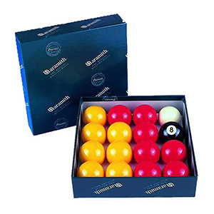 Aramith Pool Balls Red/Yellow