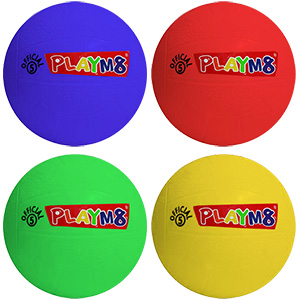 PLAYM8 Official 5 Plastic Football Pack 20cm