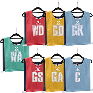 Gilbert Reversible Netball Bibs