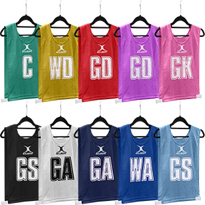 Gilbert Netball Bibs