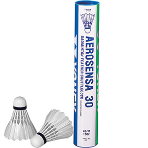 Yonex Aerosensa 30 Feather Shuttlecocks 12 Pack