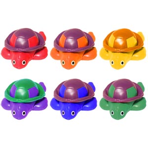 PLAYM8 Bean Bag Turtles 6 Pack