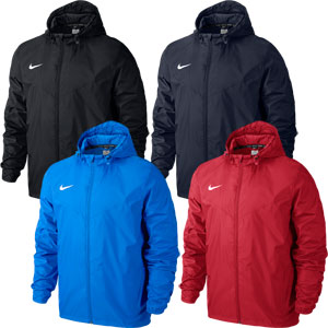 red nike rain jacket