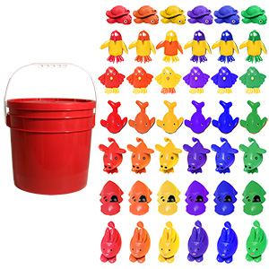 First Play Animal Bean Bag Tub of 42