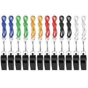 Ziland Official Plastic Whistle + Lanyard Pack