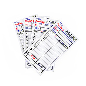 New Age Kurling Scorecards