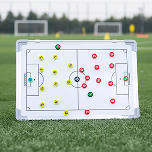 Ziland Football Reversible Magnetic Coaching Board 45cm x 30cm