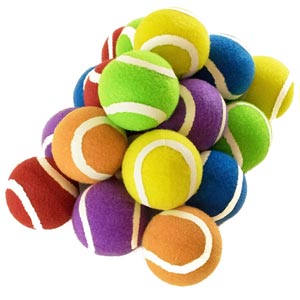 First Play Coloured Tennis Ball 20 Pack