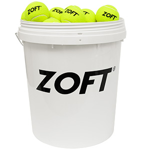 Zoft Coach Training Tennis Balls Bucket of 96