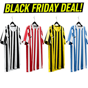 Nike Striped Division IV Jersey Short Sleeve Senior Football Shirt