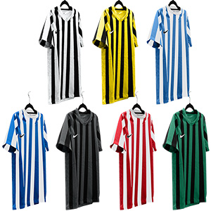 Nike Striped Division IV Jersey Short Sleeve Junior Football Shirt