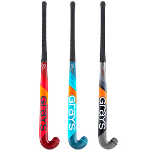 Grays GTI 2000 Ultrabow Black Blue Senior Hockey Stick Size 36.5 Light Free P&P 