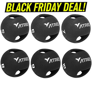 ATREQ Double Grip Medicine Ball