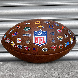 Wilson NFL 32 Team Throwback American Football