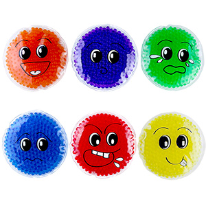 First Play Sensory Gel Emotion Beanbags 6 Pack
