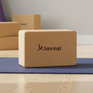 Beemat Cork Yoga Block