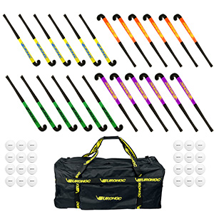 Eurohoc Intro Poly Hockey Stick Full Set
