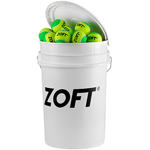 Zoft Stage 1 Intro Tennis Balls Bucket of 96