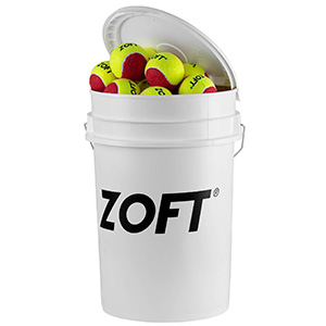 Zoft Stage 3 Mini Tennis Balls Bucket of 60