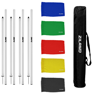 Ziland Foldable Corner Pole Set