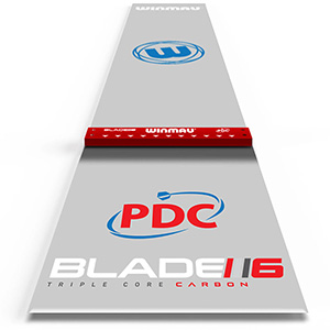 Winmau PVC Clearzone Dart Mat + Oche
