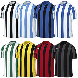 Nike Striped Division V Jersey Short Sleeve Junior Football Shirt