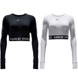 Nike Pro Women's Cropped Long Sleeve Top